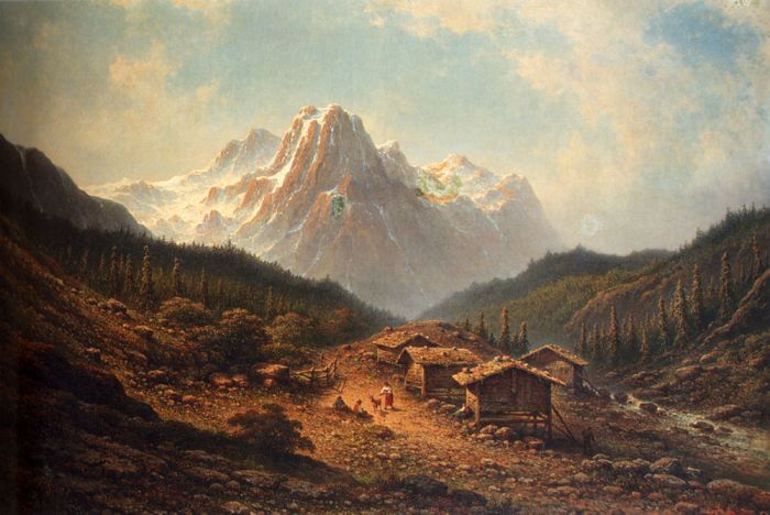 A Summer Day In The Alps, 1880

Painting Reproductions