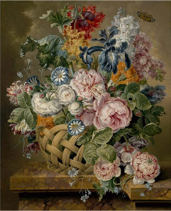 Still life of roses, an iris, stocks, poppies , 1813

Painting Reproductions