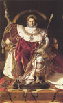 Napoleon I on His Imperial Throne, 1806
Art Reproductions