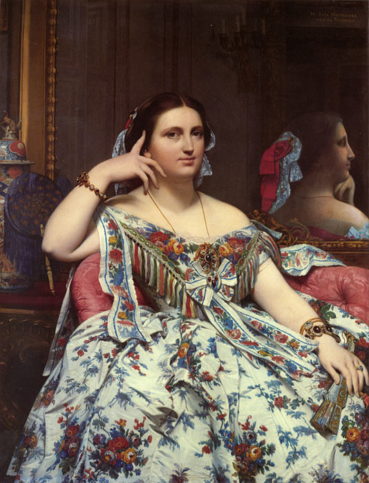 Madame Paul-Sigisbert Moitessier, nee Marie-Clotilde-Ines de Foucauld, Seated , 1856

Painting Reproductions