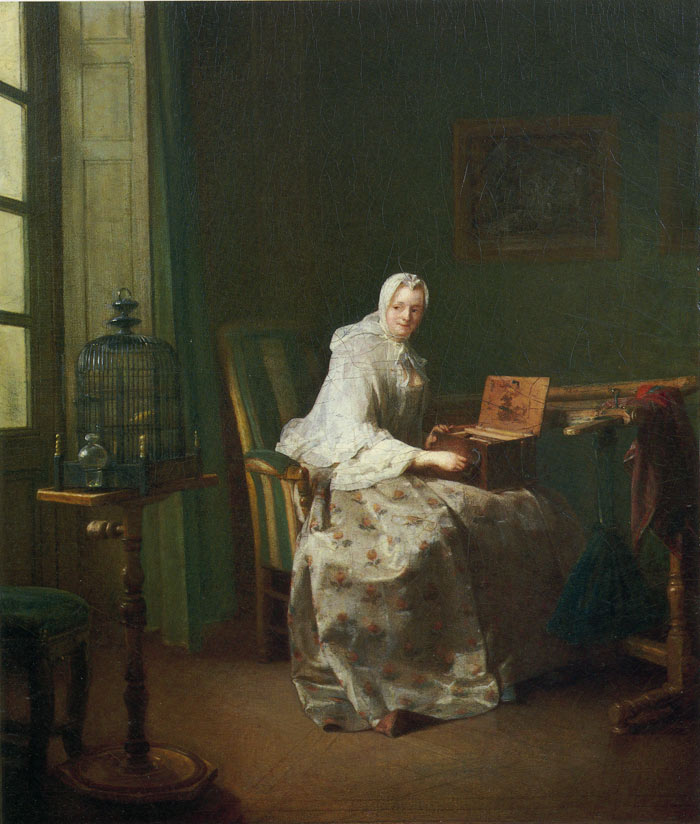 Lady with a Bird-Organ, 1753

Painting Reproductions