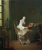 Lady with a Bird-Organ, 1753
Art Reproductions