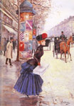 Jeune femme traversant le boulevard
Art Reproductions