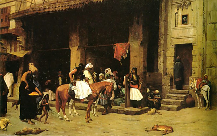 A Street Scene in Cairo, 1870-1871

Painting Reproductions