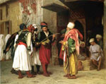Old Clothing Merchant in Cairo aka Roaving Merchant in Cairo, 1866	
Art Reproductions