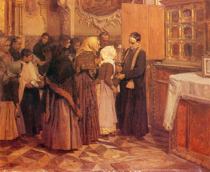 El beso de la reliquia [Kissing the Relic], 1893

Painting Reproductions
