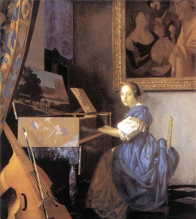 Lady Seated at a Virginal, c.1673

Painting Reproductions