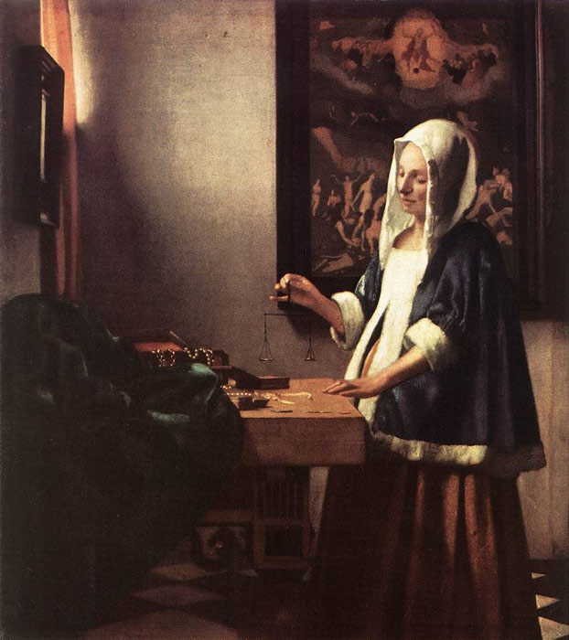 Woman Holding a Balance, 1662-1663

Painting Reproductions