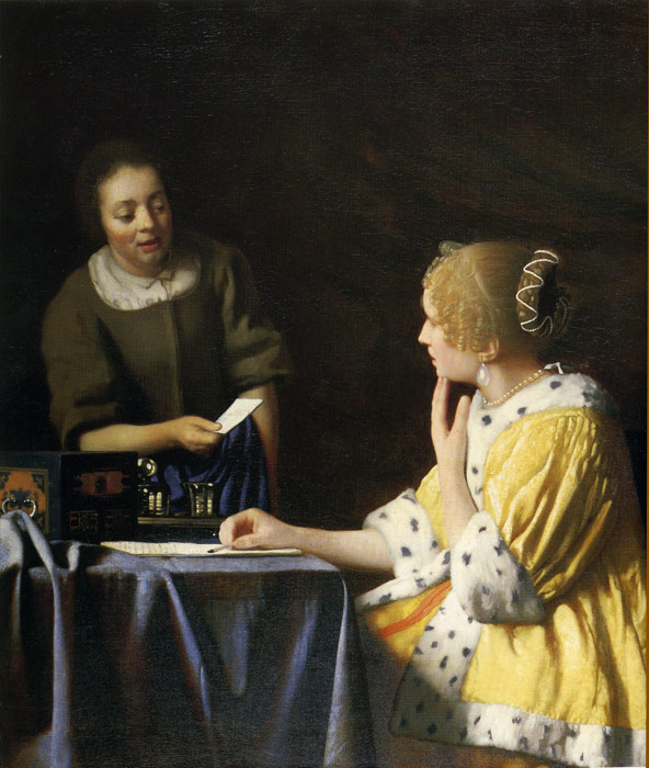 Mistress and Maid, 1670

Painting Reproductions