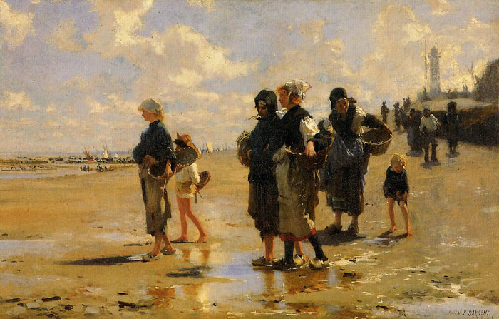 The Oyster Gatherers of Cancale , 1878	

Painting Reproductions