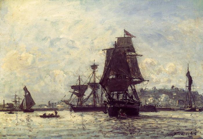Sailing Ships at Honfleur, 1865

Painting Reproductions