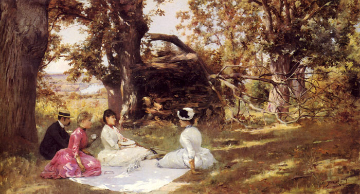 Picnic Under The Trees, c.1895

Painting Reproductions
