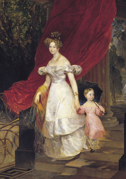 Portrait of Grand  Princess Elena Pavlovna and her Daughter Maria, 1830

Painting Reproductions