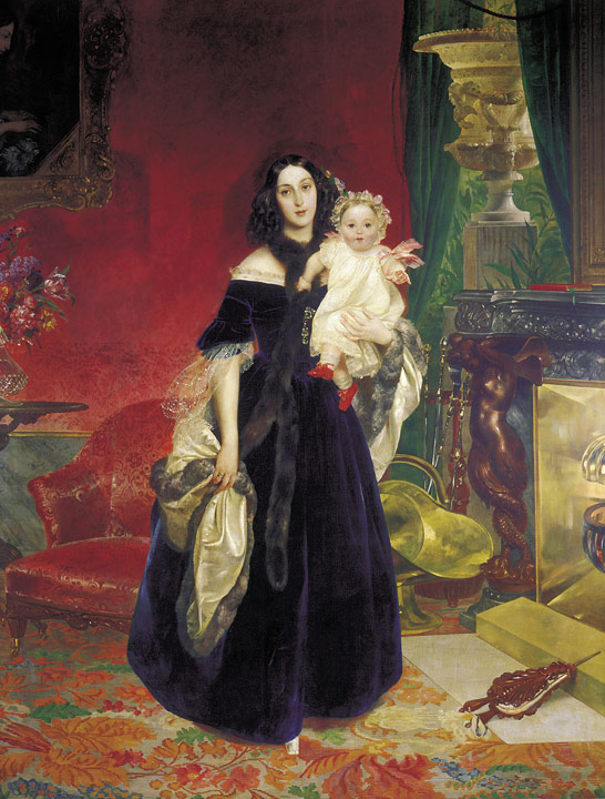 Portrait of Maria Arkadevna Beck with Her Daughter, 1840

Painting Reproductions
