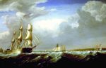 Sailing Ships Off the New England Coast, 1824
Art Reproductions