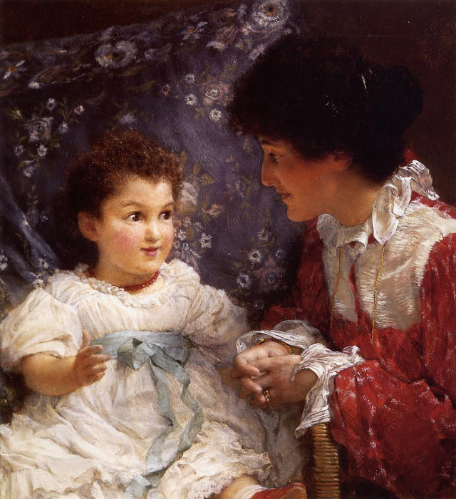 Mrs George Lewis and Her Daughter Elizabeth, 1899

Painting Reproductions