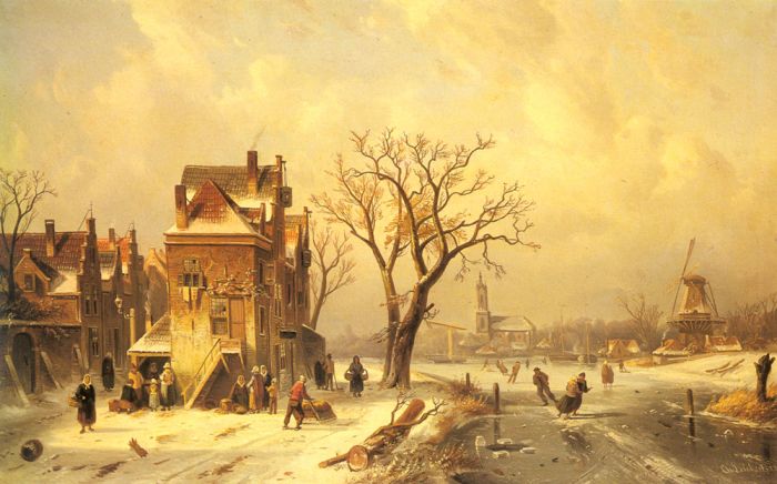 Skaters in a Frozen Winter Landscape, 1872

Painting Reproductions