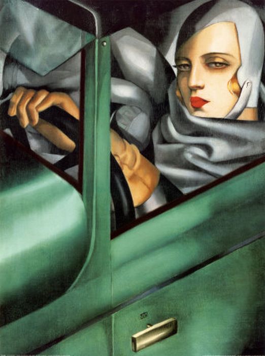  Autoportrait (Tamara in the Green Bugatti), 1925

Painting Reproductions