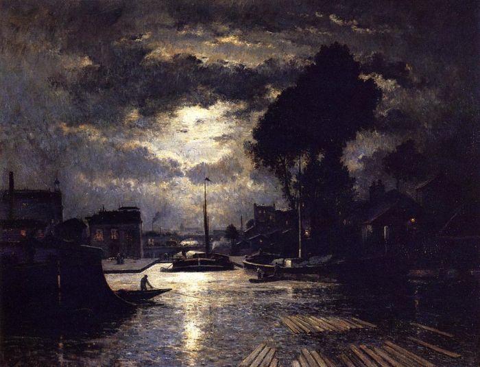 Canal in Saint-Denis - Effect of Moonlight, 1876

Painting Reproductions