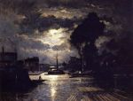 Canal in Saint-Denis - Effect of Moonlight, 1876
Art Reproductions