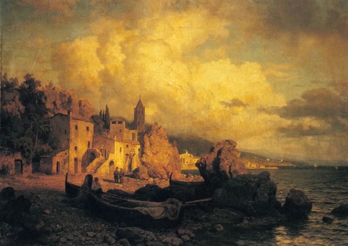 A Coastal Fishing Village, 1863

Painting Reproductions
