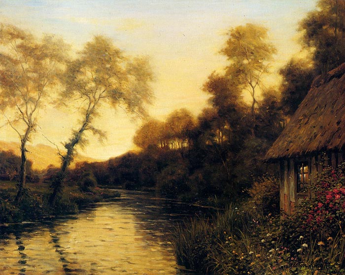 A French River Landscape At Sunset

Painting Reproductions