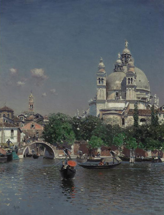 Venetian Lagoon Near the Church of Santa Maria della Salute

Painting Reproductions