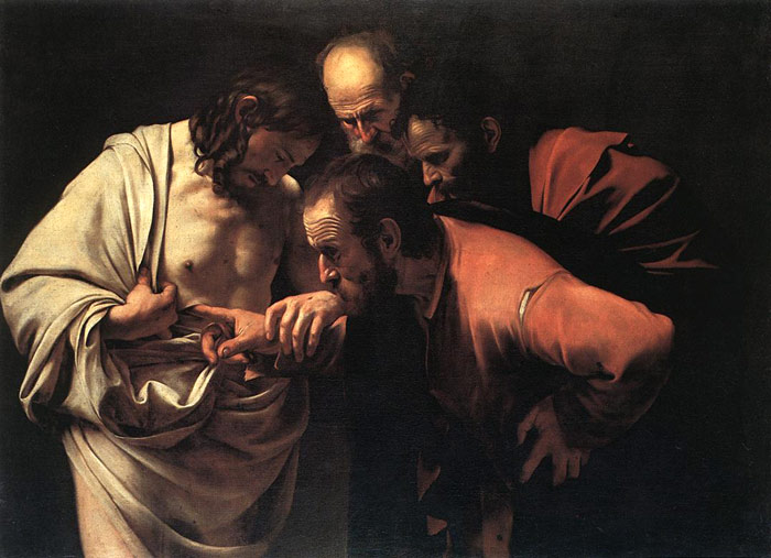 The Incredulity of Saint Thomas, 1601-1602

Painting Reproductions