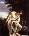 David Contemplating the Head of Goliath, 1610
Art Reproductions