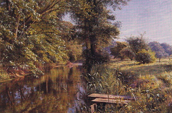 Paintings Monsted, Peder Mork