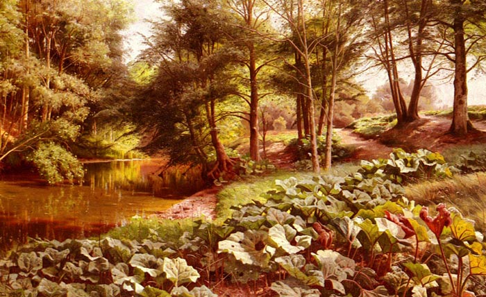 Paintings Monsted, Peder Mork