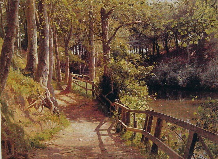 Paintings Monsted, Peder Mork