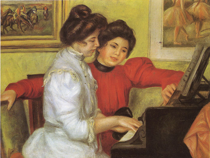 Yvonne and Christine Lerolle Playing the Piano, 1897

Painting Reproductions