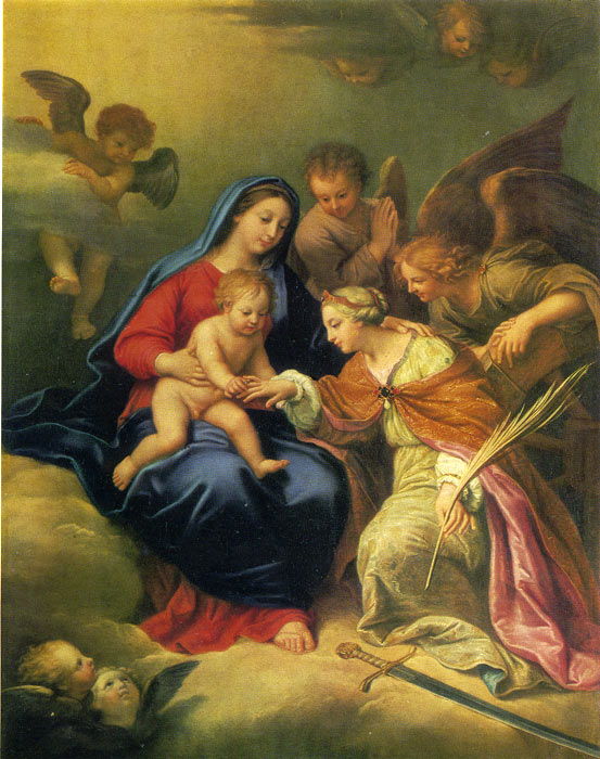 Mystic Marriage of St Catherine, 1669

Painting Reproductions