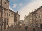 Residenzstrasse Looking Towards Max-Joseph-Platz in 1826
Art Reproductions