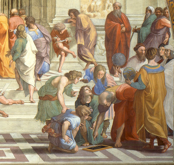 Painting The School of Athens- Detail, 1510-11 The School of Athens- Detail, 1510-11
Painting Reproductions