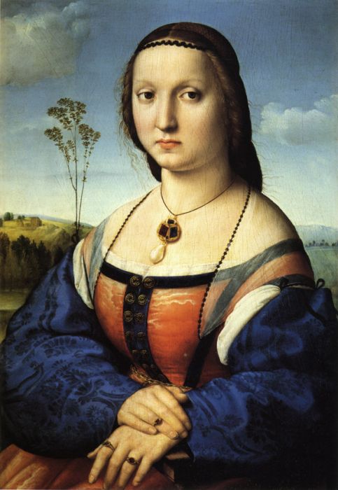 Painting Portrait of Maddalena Doni, 1506 Portrait of Maddalena Doni, 1506
Painting Reproductions