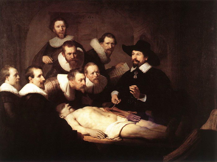 The Anatomy Lecture of Dr. Nicolaes Tulp,  1632

Painting Reproductions