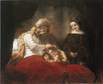 Jacob Blessing the Sons of Josef, 1656
Art Reproductions