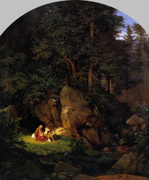 Genoveva in the Forest Seclusion, 1841

Painting Reproductions