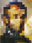 Gala Contemplating the Mediterranean Sea Which at Twenty Meters Becomes the Portrait of Abraham Lincoln, 1976
Art Reproductions