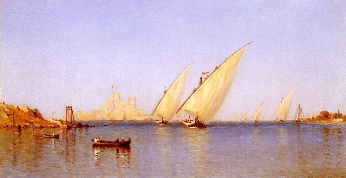 Fishing Boats coming into Brindisi Harbor, 1874

Painting Reproductions