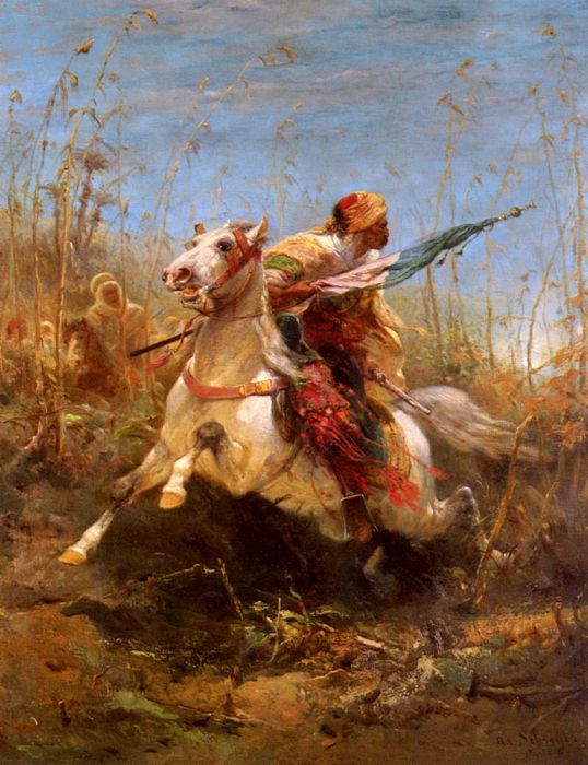 Arab Warrior Leading A Charge

Painting Reproductions