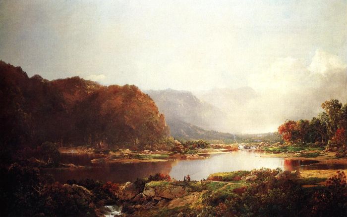 Fishermen in the Adironcacks, Hudson River , 1860

Painting Reproductions