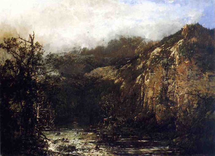 A Mountain Stream from the Foot of Mt. Carter, New Hampshire , 1881

Painting Reproductions