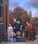 The Burgomeister of Delft and his Daughter, 1655
Art Reproductions