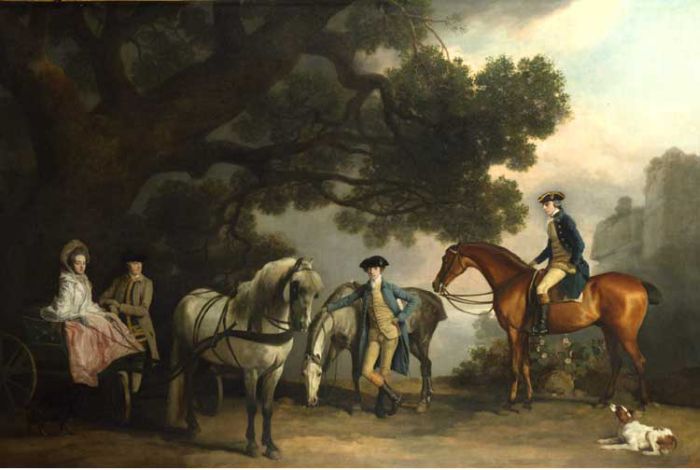 Sir Peniston and Lady Lamb, Later Lord and Lady Melbourne, with Lady Lamb's Father, Sir Ralph Milbanke, and Her Brother

Painting Reproductions