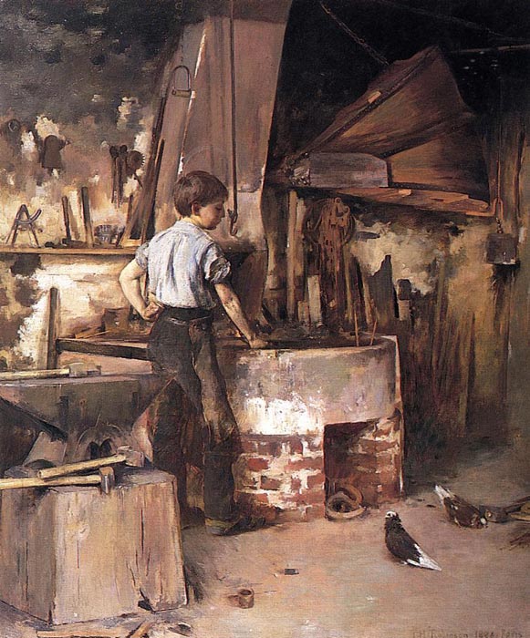 The Apprentice Blacksmith, 1886

Painting Reproductions
