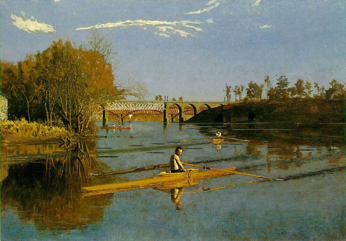 Max Schmitt in a Single Scull , 1871

Painting Reproductions