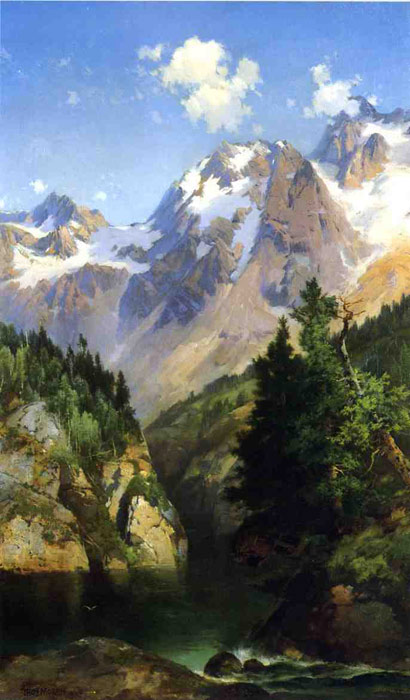 A Rocky Mountain Peak, Idaho Territory, 1882

Painting Reproductions